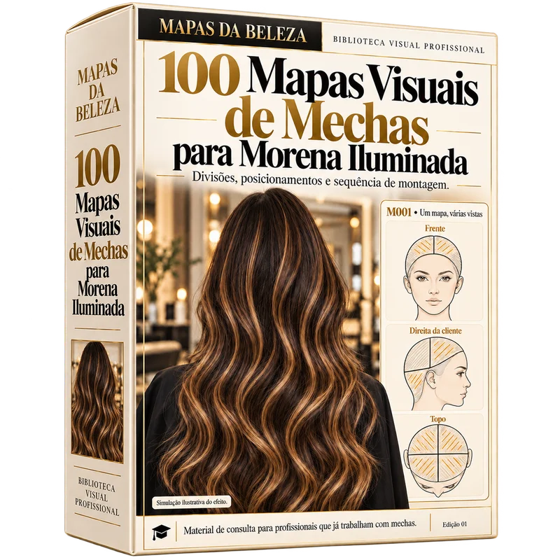 100 Mapas Visuais de Mechas incluídos no Plano Básico